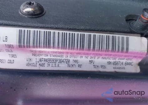 2003 Jeep Wrangler Sport из США, поврежденный, VIN 1J4FA49S93P364720